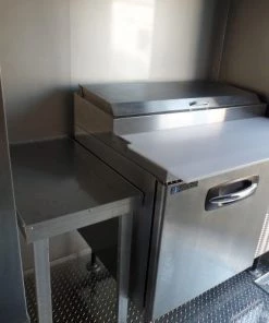 8.5' x 16' Concession Food Trailer White Pizza Event Catering -Cheap Concession Trailers Shop sam 1864