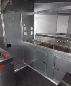 8.5' x 32' Concession Food Trailer Concession White Event Catering 65 8.5' x 32' Concession Food Trailer Concession White Event Catering -Cheap Concession Trailers Shop sam 1921