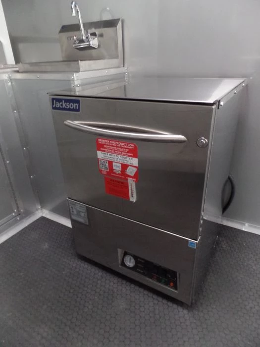 8.5' x 32' Concession Food Trailer Concession White Event Catering 44 8.5' x 32' Concession Food Trailer Concession White Event Catering - Image 44