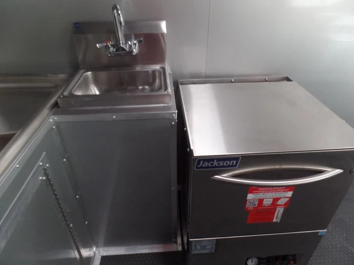 8.5' x 32' Concession Food Trailer Concession White Event Catering 49 8.5' x 32' Concession Food Trailer Concession White Event Catering - Image 49