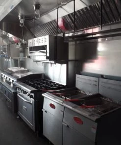 8.5' x 32' White Concession Food Trailer With Appliances -Cheap Concession Trailers Shop sam 1927 1