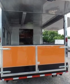 8.5' x 24' Concession Food Trailer Orange Event Catering 46 8.5' x 24' Concession Food Trailer Orange Event Catering -Cheap Concession Trailers Shop sam 1940