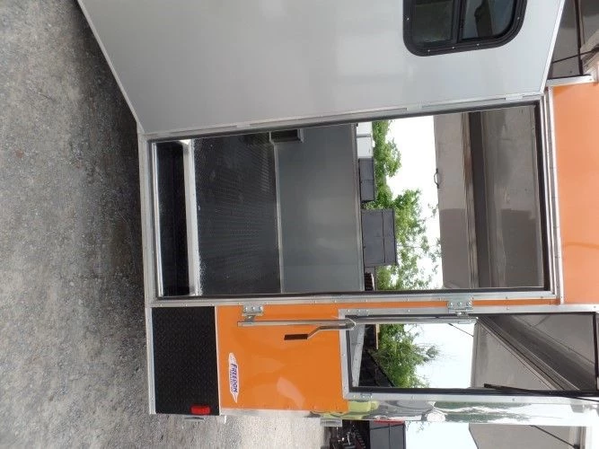 8.5' x 24' Concession Food Trailer Orange Event Catering 6 8.5' x 24' Concession Food Trailer Orange Event Catering - Image 6