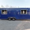 8.5' x 24' Concession Flat Nose Cobalt Blue Event Trailer