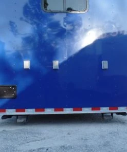 8.5' x 24' Concession Flat Nose Cobalt Blue Event Trailer -Cheap Concession Trailers Shop sam 1951 2