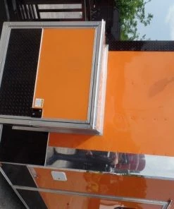 8.5' x 24' Concession Food Trailer Orange Event Catering 37 8.5' x 24' Concession Food Trailer Orange Event Catering -Cheap Concession Trailers Shop sam 1953
