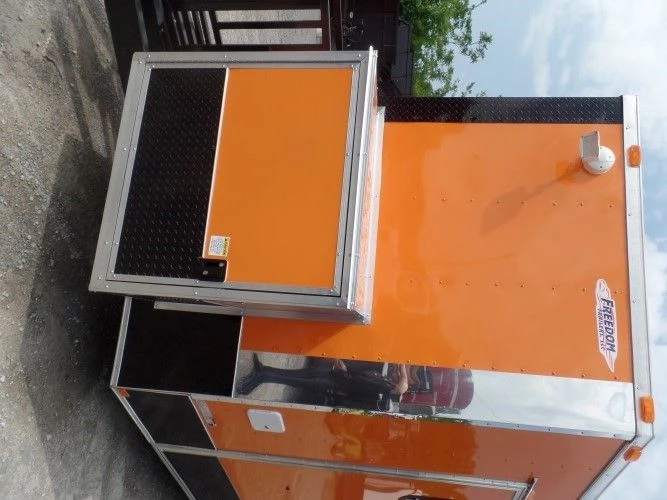 8.5' x 24' Concession Food Trailer Orange Event Catering 12 8.5' x 24' Concession Food Trailer Orange Event Catering - Image 12