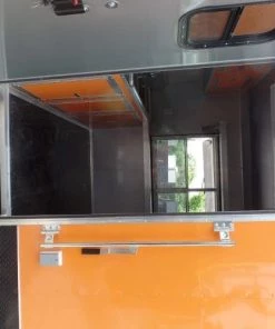 8.5' x 24' Concession Food Trailer Orange Event Catering 33 8.5' x 24' Concession Food Trailer Orange Event Catering -Cheap Concession Trailers Shop sam 1955