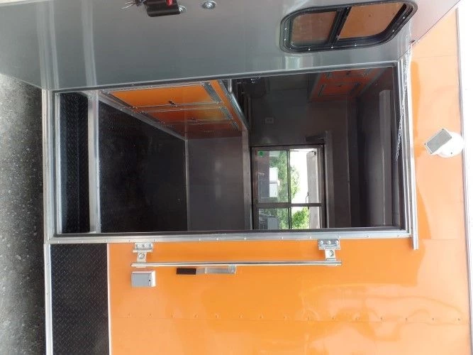 8.5' x 24' Concession Food Trailer Orange Event Catering 8 8.5' x 24' Concession Food Trailer Orange Event Catering - Image 8