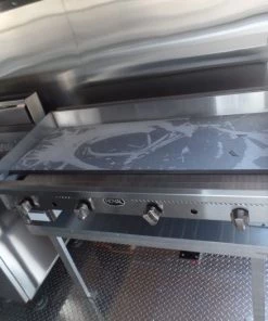 8.5' x 24' Concession Food Flat Nose Cobalt Blue Trailer With Appliances -Cheap Concession Trailers Shop sam 1959 1