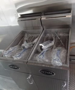 8.5' x 24' Concession Food Flat Nose Cobalt Blue Trailer With Appliances -Cheap Concession Trailers Shop sam 1960 1