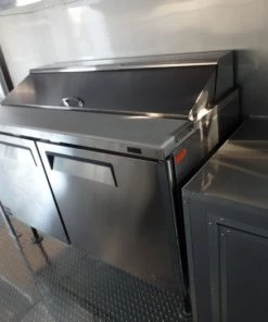 8.5' x 24' Concession Food Flat Nose Cobalt Blue Trailer With Appliances -Cheap Concession Trailers Shop sam 1971 1