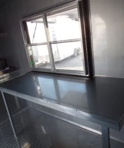 8.5' x 24' Concession Food Flat Nose Cobalt Blue Trailer With Appliances -Cheap Concession Trailers Shop sam 1973 1