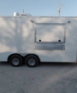 8.5' x 16' Concession Food Catering Event With Appliances -Cheap Concession Trailers Shop sam 1984 1