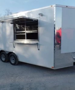 8.5' x 16' Concession Food Catering Event With Appliances -Cheap Concession Trailers Shop sam 1986