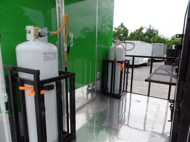 8.5' x 30' Concession Food Trailer Lime Green 19 8.5' x 30' Concession Food Trailer Lime Green - Image 19