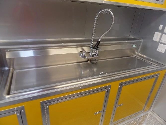 8.5' x 30' Concession Food Trailer Lime Green 28 8.5' x 30' Concession Food Trailer Lime Green - Image 28