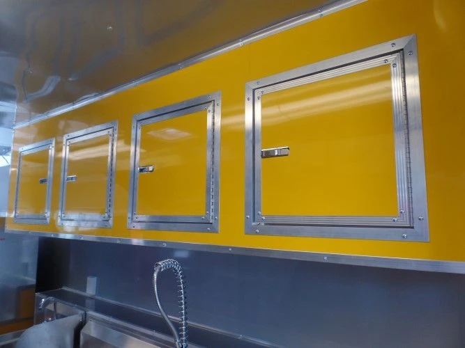 8.5' x 30' Concession Food Trailer Lime Green 5 8.5' x 30' Concession Food Trailer Lime Green - Image 5