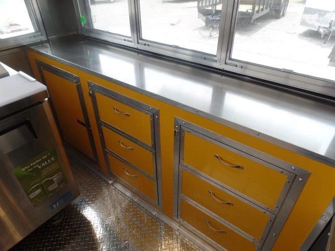 8.5' x 30' Concession Food Trailer Lime Green 27 8.5' x 30' Concession Food Trailer Lime Green - Image 27