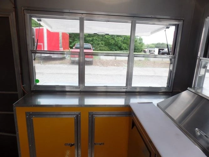 8.5' x 30' Concession Food Trailer Lime Green 20 8.5' x 30' Concession Food Trailer Lime Green - Image 20