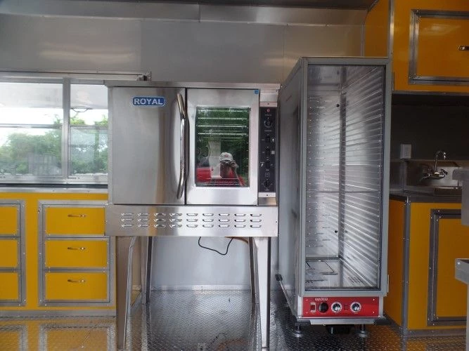 8.5' x 30' Concession Food Trailer Lime Green 15 8.5' x 30' Concession Food Trailer Lime Green - Image 15