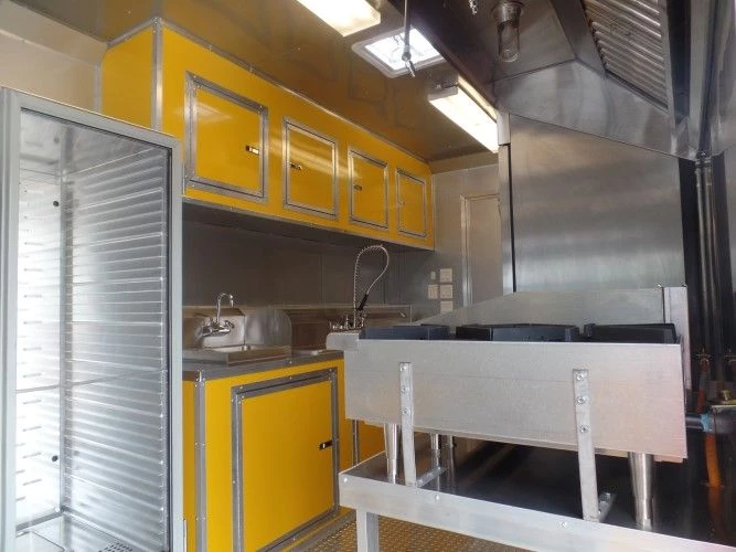 8.5' x 30' Concession Food Trailer Lime Green 11 8.5' x 30' Concession Food Trailer Lime Green - Image 11