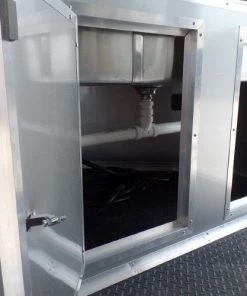 8.5' x 18' Concession Food Trailer Charcoal Grey -Cheap Concession Trailers Shop sam 2043