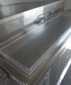 8.5' x 18' Concession Food Trailer Charcoal Grey -Cheap Concession Trailers Shop sam 2044