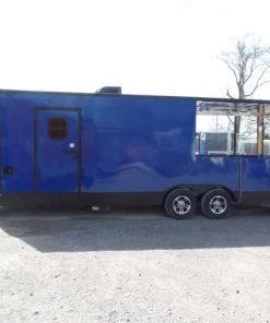 8.5' x 24' Concession Cobalt Blue Event Food Trailer -Cheap Concession Trailers Shop sam 2052