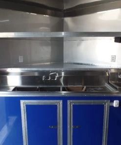 8.5' x 24' Concession Cobalt Blue Event Food Trailer -Cheap Concession Trailers Shop sam 2058