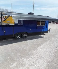 8.5' x 24' Concession Cobalt Blue Event Food Trailer -Cheap Concession Trailers Shop sam 2063