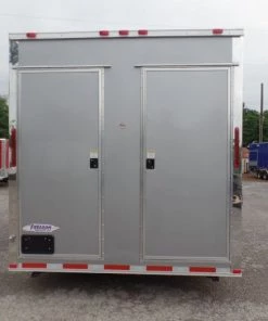 8.5' x 14' Concession Trailer Silver Food Event Catering -Cheap Concession Trailers Shop sam 2082 1