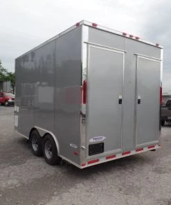 8.5' x 14' Concession Trailer Silver Food Event Catering -Cheap Concession Trailers Shop sam 2083 1