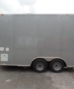 8.5' x 14' Concession Trailer Silver Food Event Catering -Cheap Concession Trailers Shop sam 2084 1