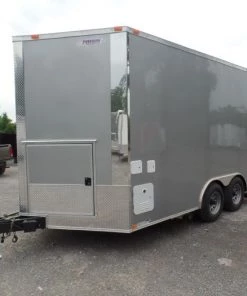 8.5' x 14' Concession Trailer Silver Food Event Catering -Cheap Concession Trailers Shop sam 2086 1