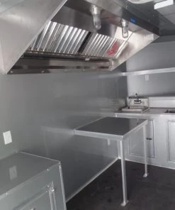 8.5' x 22' Concession Trailer Silver BBQ Event Catering -Cheap Concession Trailers Shop sam 2118 1
