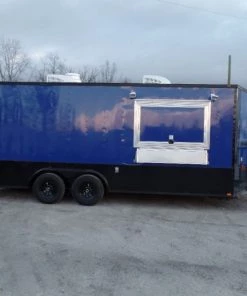 8.5' x 20' Concession Food Trailer With Appliances -Cheap Concession Trailers Shop sam 2122 1 1
