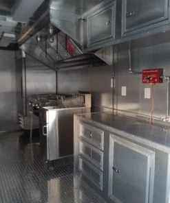 8.5' x 20' Concession Food Trailer With Appliances -Cheap Concession Trailers Shop sam 2132 1