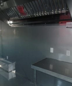 8.5' x 24' Concession Food Trailer Black Event Catering -Cheap Concession Trailers Shop sam 2156