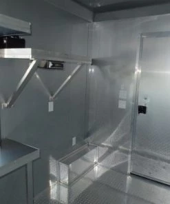 8.5' x 24' Concession Food Trailer Black Event Catering -Cheap Concession Trailers Shop sam 2157