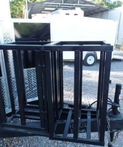 8.5' x 24' Concession Food Trailer Black Event Catering -Cheap Concession Trailers Shop sam 2172