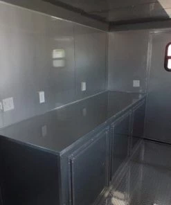 8.5' x 24' Concession Trailer White BBQ Event Catering -Cheap Concession Trailers Shop sam 2193