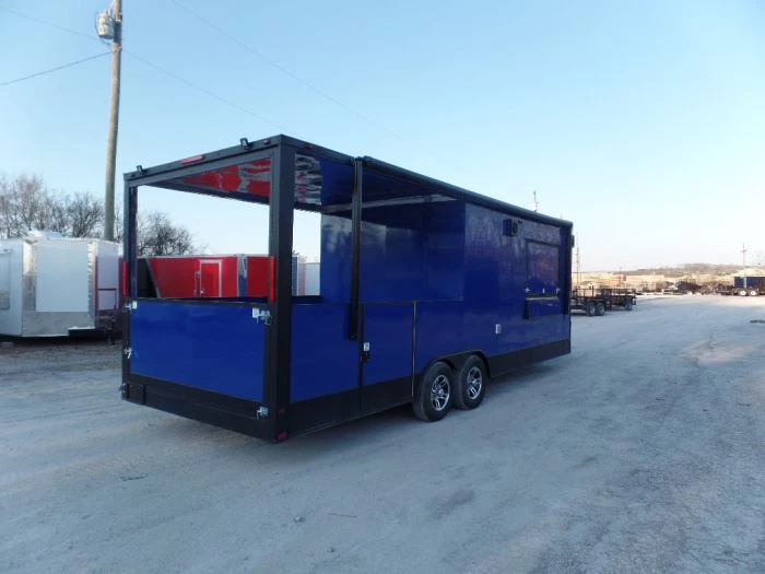 8.5' x 24' Cobalt Blue Concession Food Trailer With Appliances 6 8.5' x 24' Cobalt Blue Concession Food Trailer With Appliances - Image 6