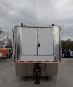 8.5' x 34' Goose Neck Concession BBQ Event Trailer -Cheap Concession Trailers Shop sam 2229