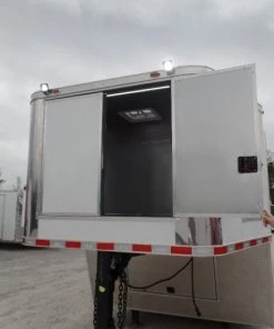 8.5' x 34' Goose Neck Concession BBQ Event Trailer -Cheap Concession Trailers Shop sam 2246