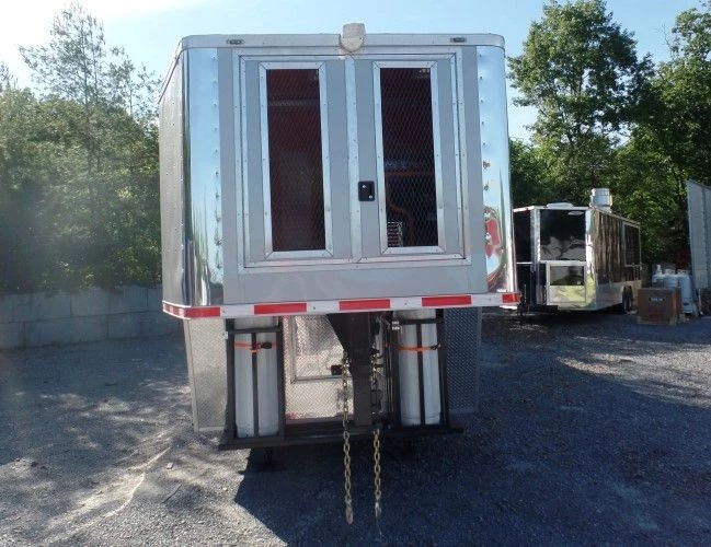 8.5' x 47' Concession Food Trailer Silver Frost With Appliances 3 8.5' x 47' Concession Food Trailer Silver Frost With Appliances - Image 3