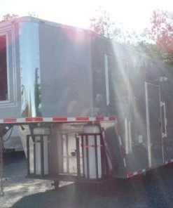 8.5' x 47' Concession Food Trailer Silver Frost Event Catering -Cheap Concession Trailers Shop sam 2263 1