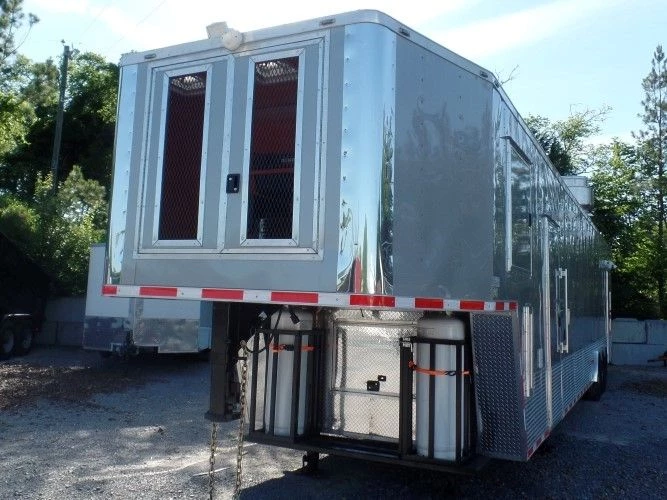 8.5' x 47' Concession Food Trailer Silver Frost With Appliances 26 8.5' x 47' Concession Food Trailer Silver Frost With Appliances - Image 26