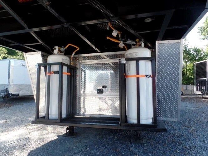 8.5' x 47' Concession Food Trailer Silver Frost With Appliances 11 8.5' x 47' Concession Food Trailer Silver Frost With Appliances - Image 11