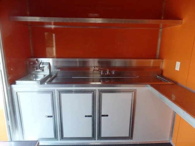 8.5' x 47' Concession Food Trailer Silver Frost With Appliances 31 8.5' x 47' Concession Food Trailer Silver Frost With Appliances - Image 31